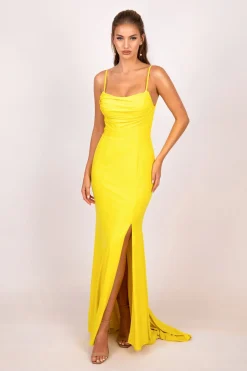 Angela Gown - Shimmer Yellow