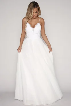 ANNIKA A-line Wedding Gown - White