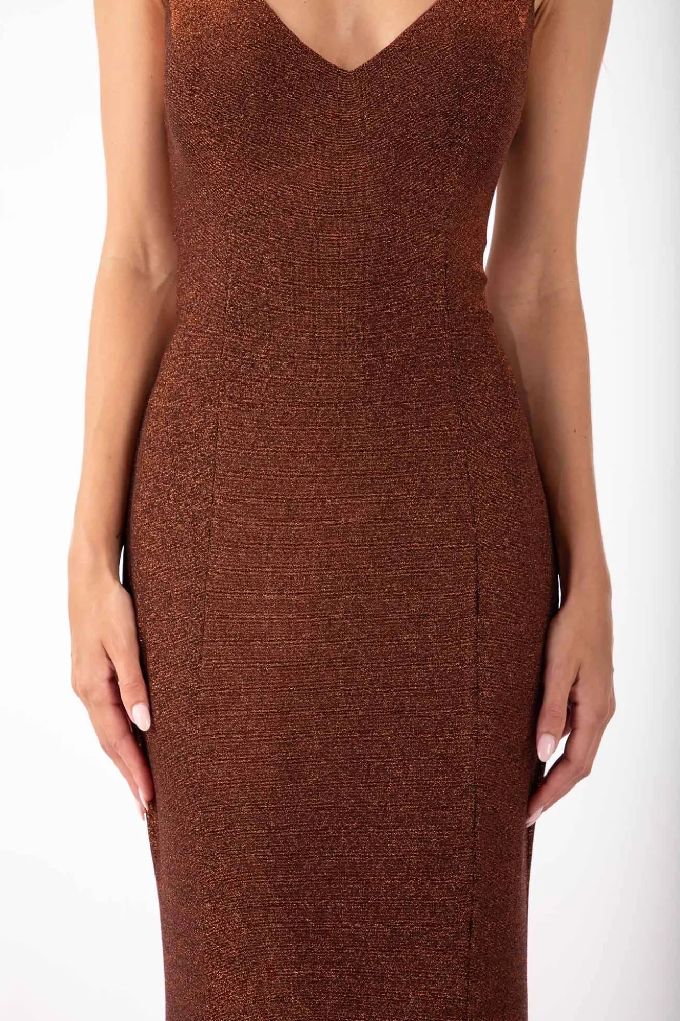 Catherine Gown - Shimmer Copper