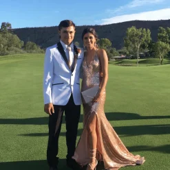 Estellina Gown - Rose Gold (XL - Clearance Sale)