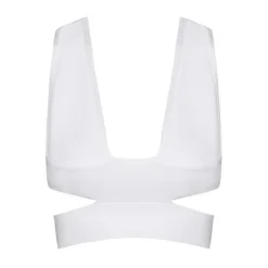 Milan Crop Top - White