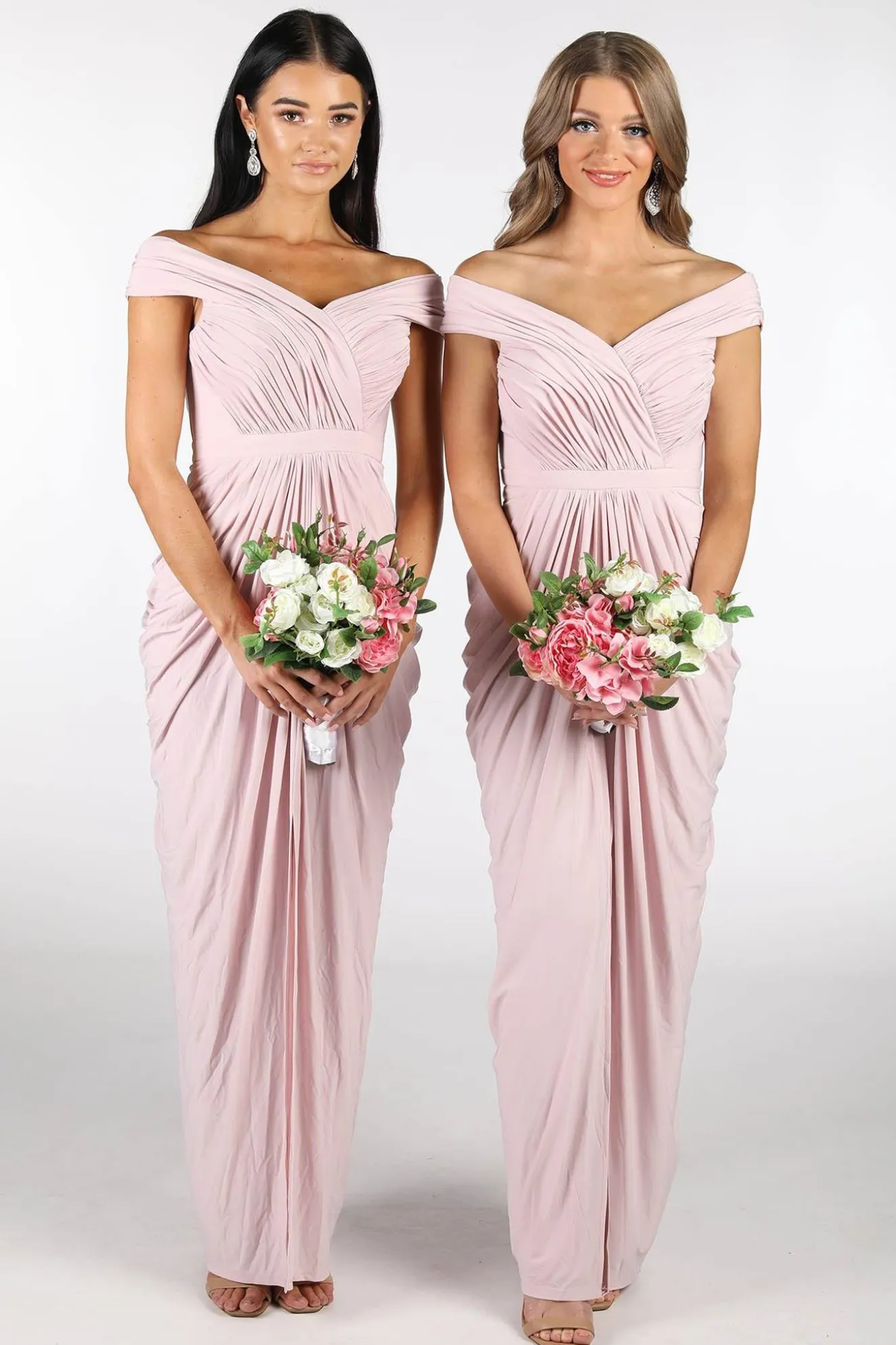 Olivia Bridesmaids Dress - Dusty Pink (XS - Clearance Sale)