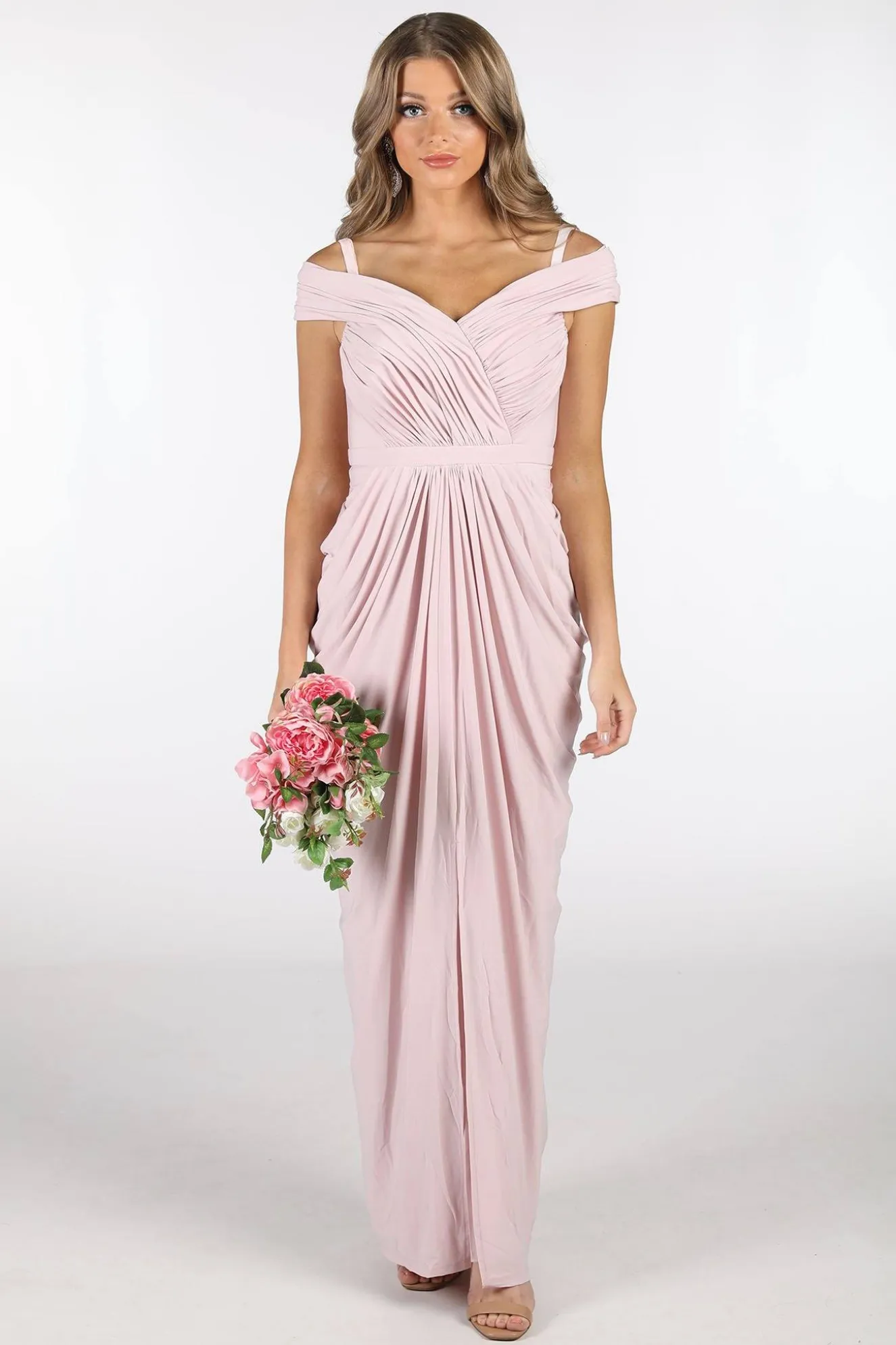 Olivia Bridesmaids Dress - Dusty Pink (XS - Clearance Sale)