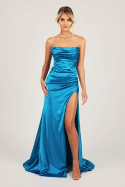 Zaria Gown - Sky Blue